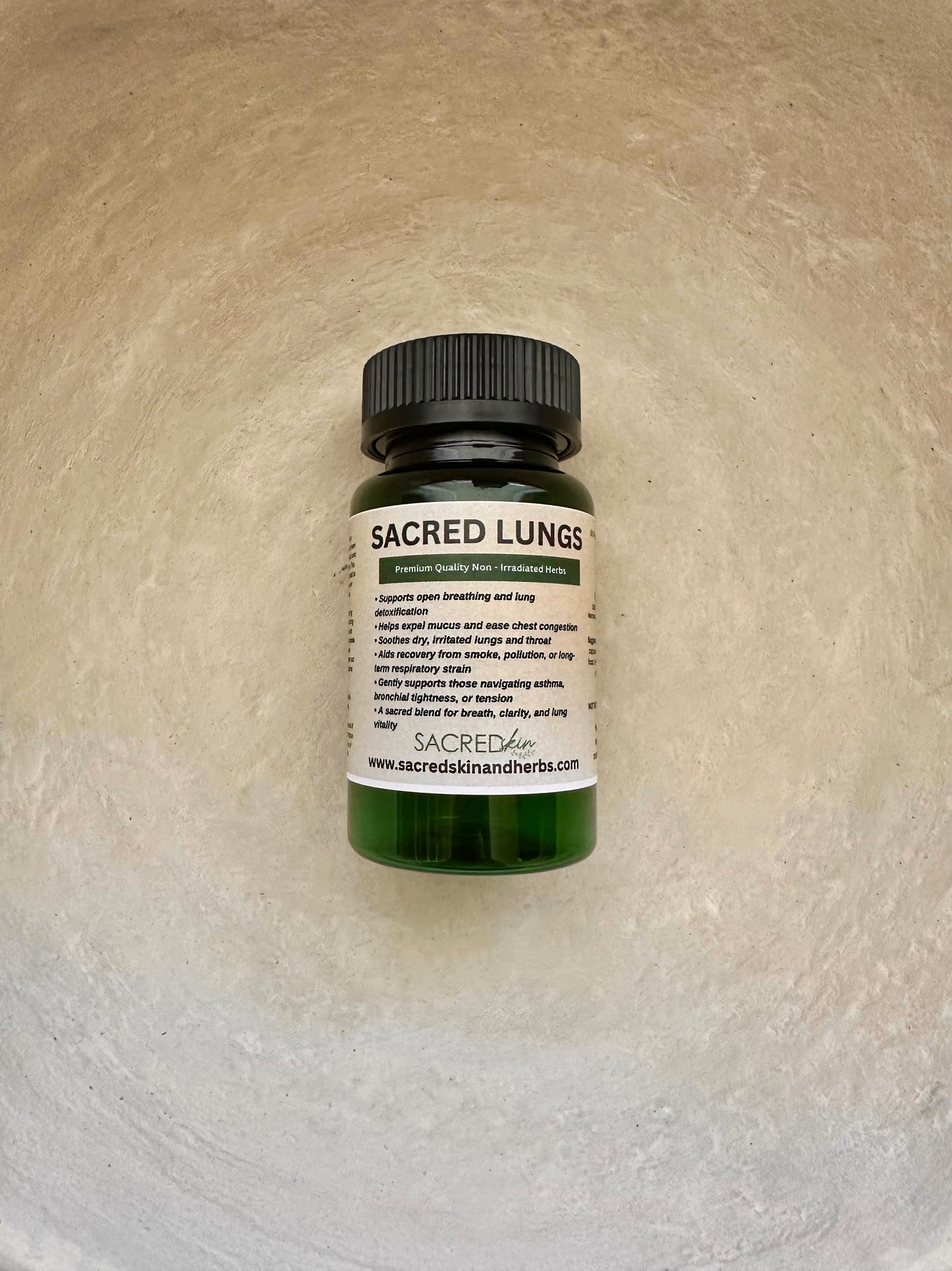 Sacred Lungs (Mullein, Mucus Relief, Respiratory Support, Asthma)