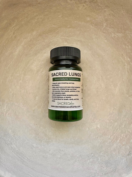 Sacred Lungs (Mullein, Mucus Relief, Respiratory Support, Asthma)