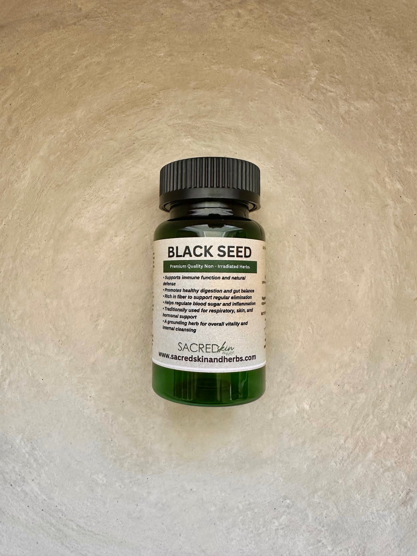 Black Seed (Full Spectrum, Fiber- Rich, Whole Plant Parts, Full Body Benefits)