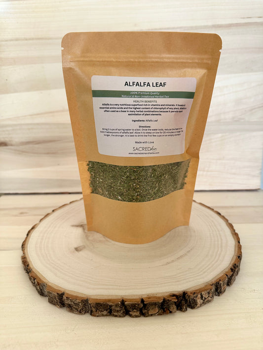 Alfalfa Leaf Tea (Highest Chlorophyll Alkalinizing Herb)