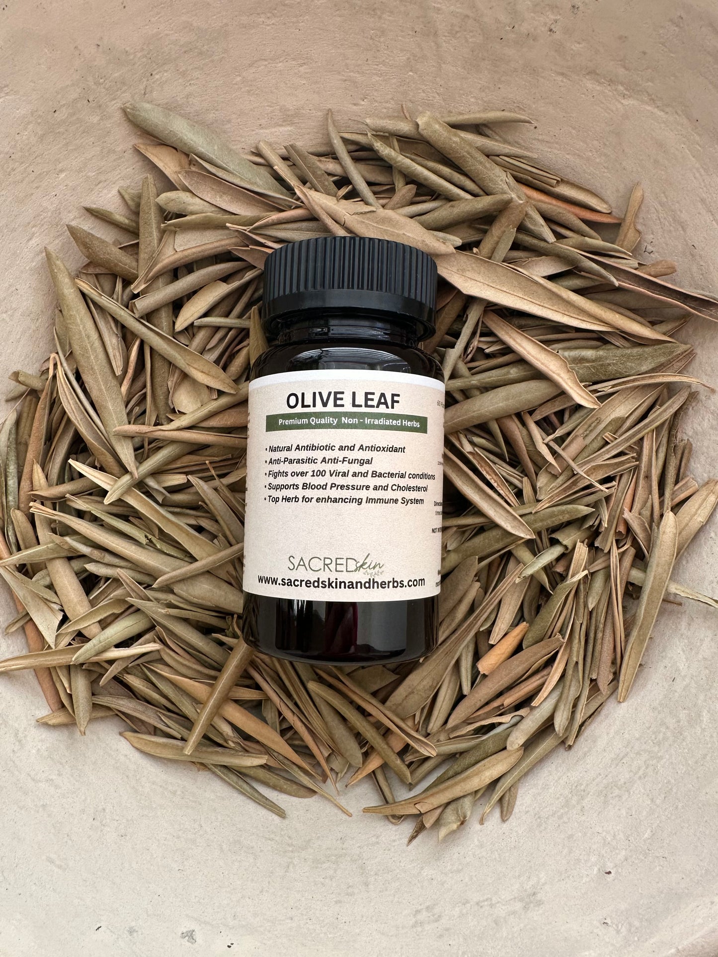 Olive Leaf Supplements (Natural Antibiotic, Blood Pressure Support & More)