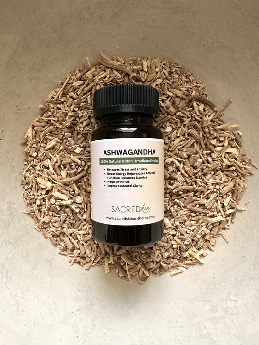 Ashwagandha Root Herbal Supplements  (Stress Relief, Anxiety & Balancing Support)